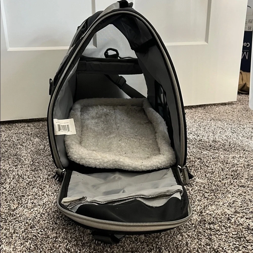 Black and Grey Small Pet Carrier